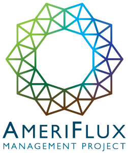 AmeriFlux Management Project logo, vertical