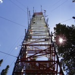 Flux tower US-NR1, 2012. Credit Sean Burns.