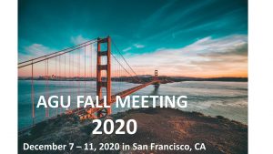 AGU Fall meeting header